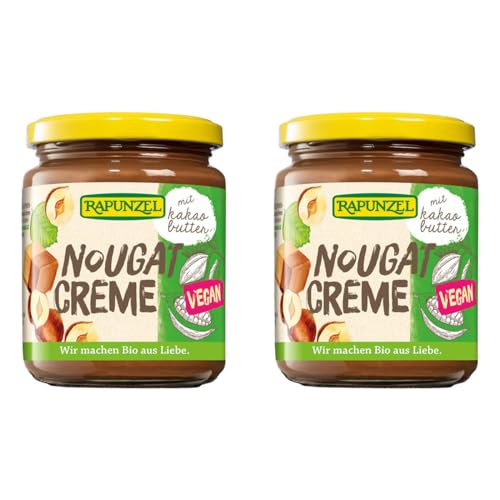 Rapunzel Bio Nougat-Creme mit Kakaobutter (2 x 250 gr) von Rapunzel