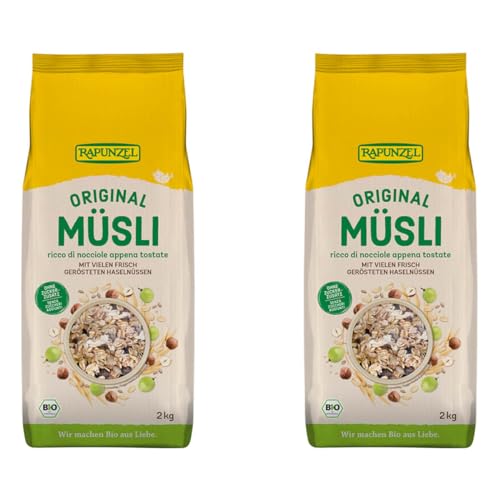 Rapunzel Original RAPUNZEL Müsli, 2er Pack (2x 2 kg) - Bio von Rapunzel