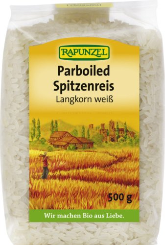 Rapunzel Bio Parboiled Spitzenreis Langkorn weiß (2 x 500 gr) von Rapunzel