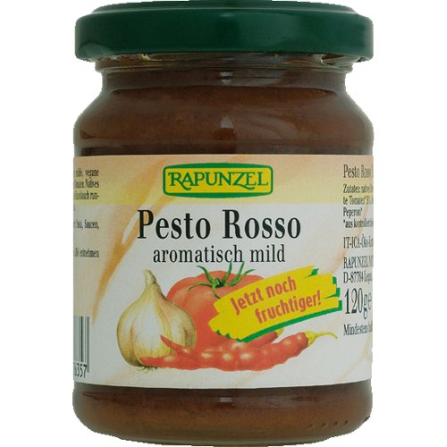 Rapunzel Pesto Rosso, vegan, 4er Pack (4 x 120 g) - Bio von Rapunzel