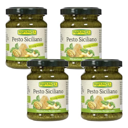 Rapunzel Pesto Siciliano, 4er Pack (4 x 120 g) - Bio von Rapunzel