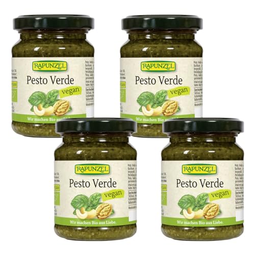 Rapunzel Pesto Verde, vegan, 4er Pack (4 x 120 g) - Bio von Rapunzel