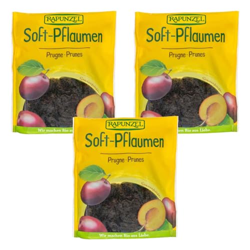 Rapunzel Pflaumen Soft ohne Stein,3er Pack (3x 200 g) - Bio von Rapunzel