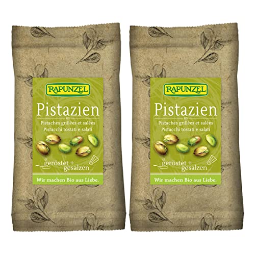 Rapunzel Pistazien in der Schale geröstet, gesalzen, Projekt, 2er Pack (2 x 175 g) - Bio von Rapunzel