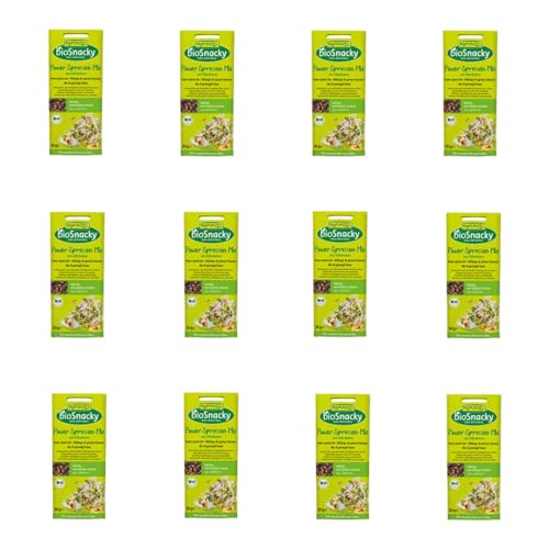 Rapunzel - Power Sprossen-Mix bioSnacky - 30 g - 12er Pack von Rapunzel