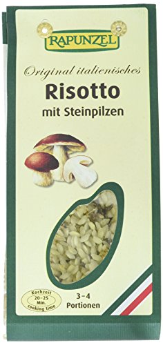 Rapunzel Risotto mit Steinpilzen, 4er Pack (4 x 250 g) - Bio von Rapunzel