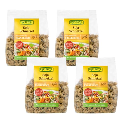 Rapunzel Soja-Schnetzel grob, 4er Pack (4 x 125 g) - Bio von Rapunzel