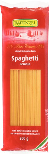 Rapunzel Spaghetti Semola, 4er Pack (4 x 500 g) - Bio von Rapunzel
