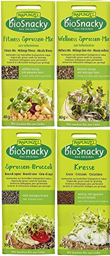 Rapunzel Sprossen Mix | Bio-Keimsprossen zum Selberkeimen | 4 Sorten, 150g Rapunzel Sprossen Mix | Bio-Keimsprossen zum Selberkeimen | 4 Sorten, 150g von Rapunzel