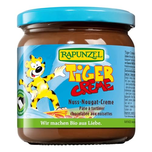 Rapunzel Tiger Creme, Nuss-Nougat-Creme, 1er Pack (1 x 400 g) - Bio von Rapunzel