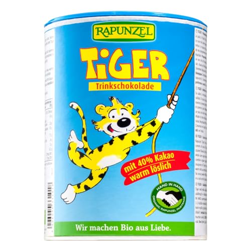 Rapunzel Tiger Trinkschokolade HIH, 1er Pack (1 x 400 g) - Bio von Rapunzel