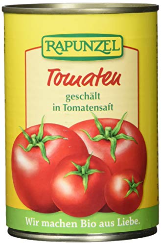 Rapunzel Tomaten geschält in der Dose, 6er Pack (6 x 400 g) - Bio von Rapunzel