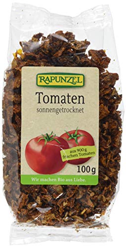Rapunzel Tomaten getrocknet, geschnitten in Würfel, 1er Pack (1 x 100 g) - Bio von Rapunzel