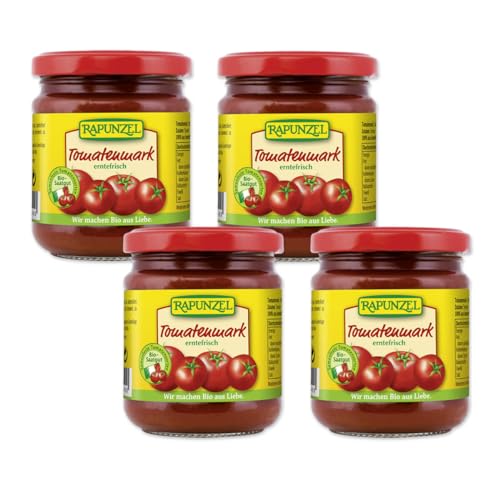 Rapunzel Tomatenmark 22% Tr.M, 4er Pack (4 x 200 g) - Bio von Rapunzel