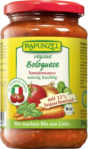 Rapunzel Tomatensauce Bolognese, vegetarisch, mit Soja, 2er Pack (2 x 533 g) - Bio von Rapunzel