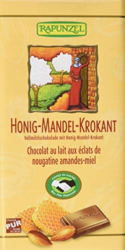 Rapunzel Vollmilch Schokolade Honig-Mandel-Krokant HIH, 6er Pack (6 x 100 g) von Rapunzel