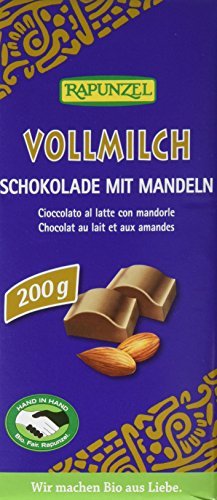 Rapunzel Vollmilch Schokolade mit ganzen Mandeln HIH, 200 g von Rapunzel