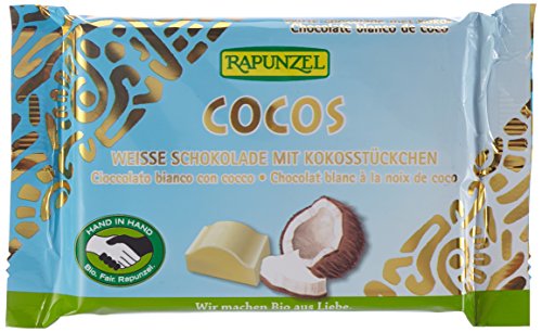 Rapunzel Weie Schokolade mit Kokosstckchen HIH, 2er Pack (2 x 100 g) - Bio von Rapunzel
