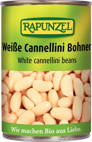 Rapunzel Weiße Cannellini Bohnen in der Dose, 3er Pack (3 x 400 g) - Bio von Rapunzel
