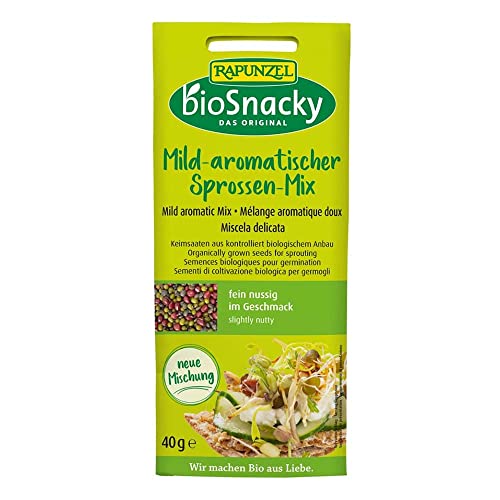 Mild-aromatischer Sprossen-Mix bioSnacky 1 x 40 gr von Rapunzel