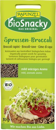 Sprossen-Broccoli bioSnacky 6 x 30 gr Sprossen-Broccoli bioSnacky 6 x 30 gr von Rapunzel