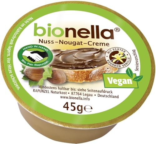 bionella Nussnougat-Creme vegan HIH 2 x 45 gr bionella Nussnougat-Creme vegan HIH 2 x 45 gr von Rapunzel