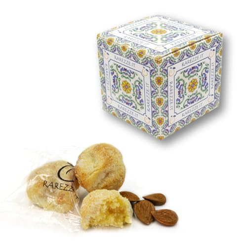 RAREZZE - Sizilianische Mandelgebäck handgefertigt in Sizilien von einer alten handwerkskonditorei, Schönen Geschenkbox (kg.1). RAREZZE: direkt aus Sizilien, Feingebäck, Keksen, cannoli, cassata von rarezze.it