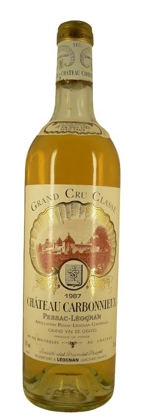 1987 Pessac-Léognan Blanc (Grand Cru Classé de Graves) Château Carbonnieux von Raritäten