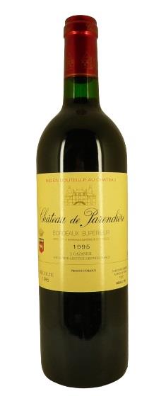 1995 Château de Parenchère Bordeaux Supérieur AC von Raritäten