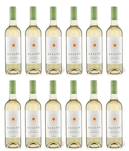 12x 0,75l - 2023er - Rasgón - Macabeo - Vino de la Tierra de Castilla - Spanien - Weißwein halbtrocken 12x 0,75l - 2023er - Rasgón - Macabeo - Vino de la Tierra de Castilla - Spanien - Weißwein halbtrocken von Rasgón