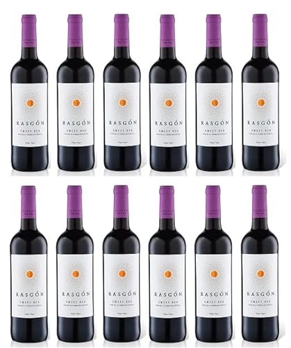 12x 0,75l - Rasgón - Sweet Red - Vino de la Tierra de Castilla - Spanien - Rotwein süß von Rasgón