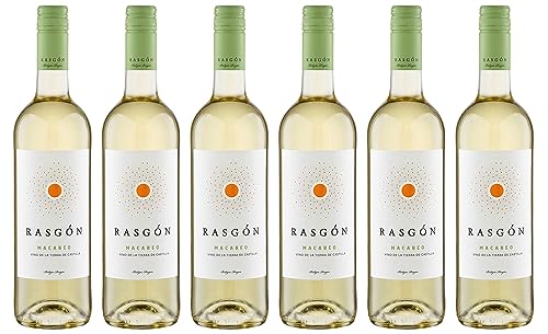 Rasgon Macabeo Halbtrocken (6 x 0.75 l) von Bodegas Rasgon