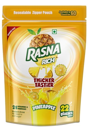 Rasna Fruit Plus Polybeutel, 500 g, Ananas von Rasna