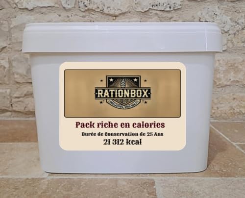 Kalorienreiche Notfall-Ration – gefriergetrocknet – Rationbox – Haltbarkeit 25 Jahre Kalorienreiche Notfall-Ration – gefriergetrocknet – Rationbox – Haltbarkeit 25 Jahre von Rationbox