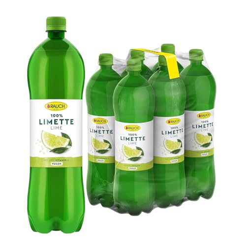 RAUCH Culinary Limettensaft 100 % – Alleskönner für Küche und Bar – 6 x 1,0 l Einweg von RAUCH