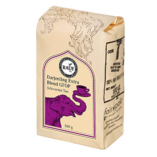 Rauf Tee - Schwarztee Darjeeling Extra Blend GFOP 100g von Rauf Tee GmbH & Co. KG