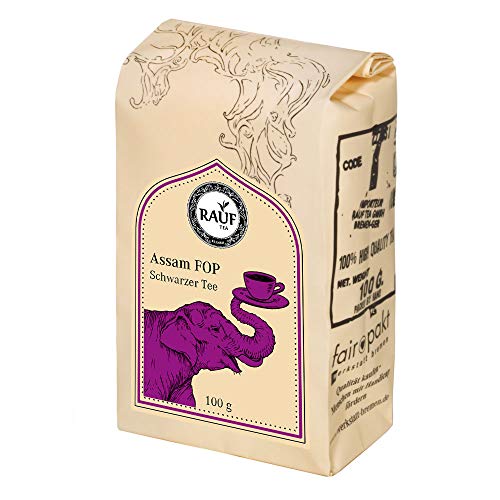 Rauf Tee - Schwarztee Assam FOP 100g von Rauf Tee