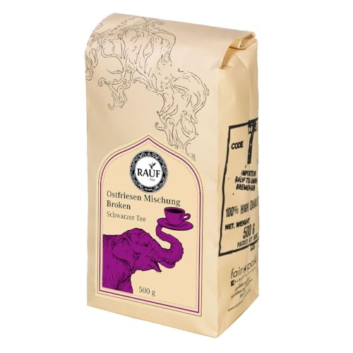 Rauf Tee - Schwarztee Ostfriesen Mischung Broken 500g von Rauf Tee