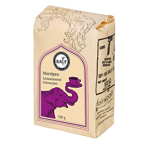 Rauf Tee - aromatisierter Schwarztee Marzipan 100g von Rauf Tee