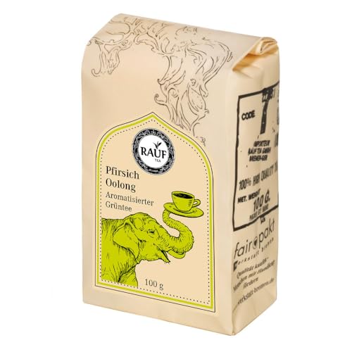 Rauf Tee - aromatisierter Ooolong Pfirsich Oolong 100 g von Rauf Tee GmbH & Co. KG
