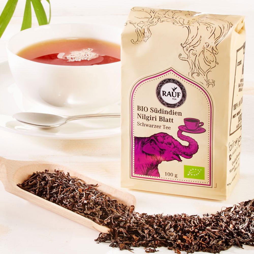 Rauf Tee Schwarzer Tee Südindien Nilgiri Blatt Bio Rauf Tee Schwarzer Tee Südindien Nilgiri Blatt Bio von Rauf Tee