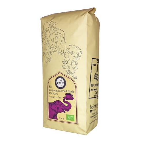 Rauf Tee - Schwarztee Darjeeling Second Flush BIO 250g von Rauf Tea Bremen
