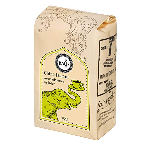 Rauf Tee - aromatisierter Grüntee China Jasmin 100g von Rauf Tee GmbH & Co. KG