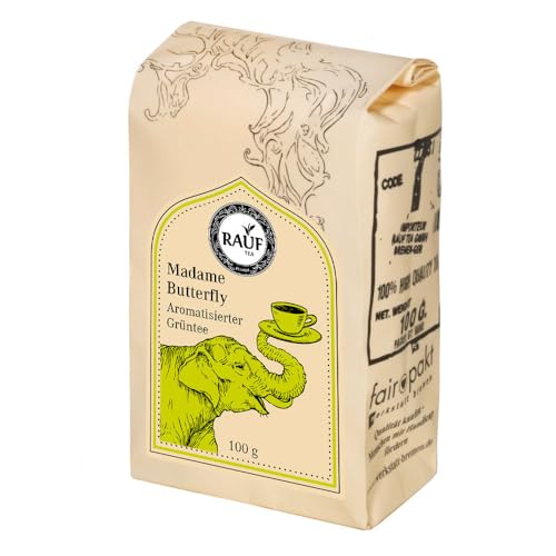 Rauf Tee - aromatisierter Grüntee Madame Butterfly 100g von Rauf Tee