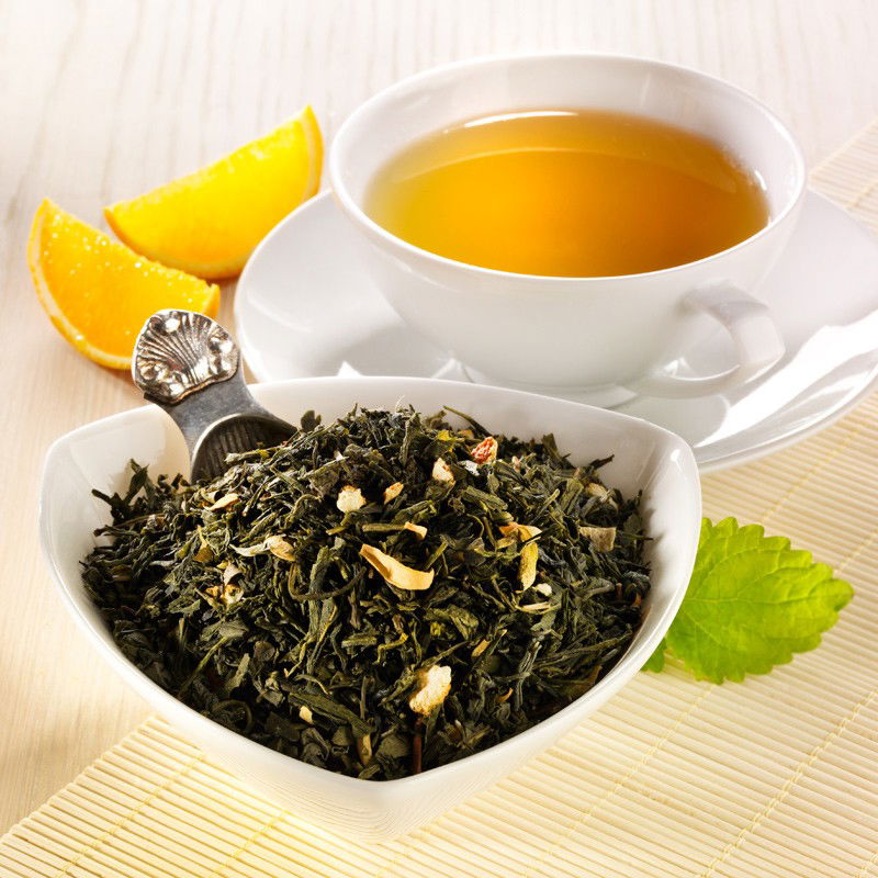 Rauf Tee aromatisierter Grüntee Sencha Sweet Orange Rauf Tee aromatisierter Grüntee Sencha Sweet Orange von Rauf Tee