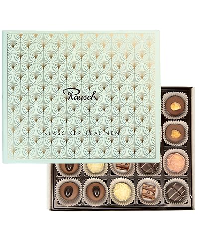 Rausch Klassiker Pralinen 20 Stück – Edles Pralinen Geschenk mit Marzipan, heller und dunkler Edelschokolade, Nougat Pralinen und Alkohol Pralinen – Besondere Pralinen – Pralinen mit Alkohol Rausch Klassiker Pralinen 20 Stück – Edles Pralinen Geschenk mit Marzipan, heller und dunkler Edelschokolade, Nougat Pralinen und Alkohol Pralinen – Besondere Pralinen – Pralinen mit Alkohol von Rausch