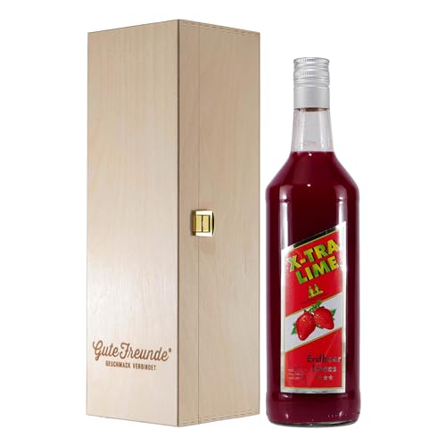 Rauter X-TRA Erdbeere-Limes mit Geschenk-Holzkiste Rauter X-TRA Erdbeere-Limes mit Geschenk-Holzkiste von Rauter