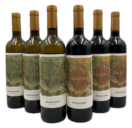 6 Flaschen Encantado Rotwein & Weißwein aus Portugal Alentejo Ravasqueira von Ravasqueira