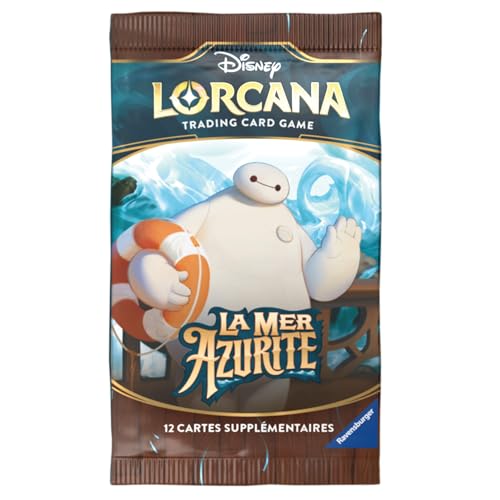 Ravensbuger Disney Lorcana TCG – Booster mit 12 Karten – Das Meer Azurit – französische Version Ravensbuger Disney Lorcana TCG – Booster mit 12 Karten – Das Meer Azurit – französische Version von Ravensburger