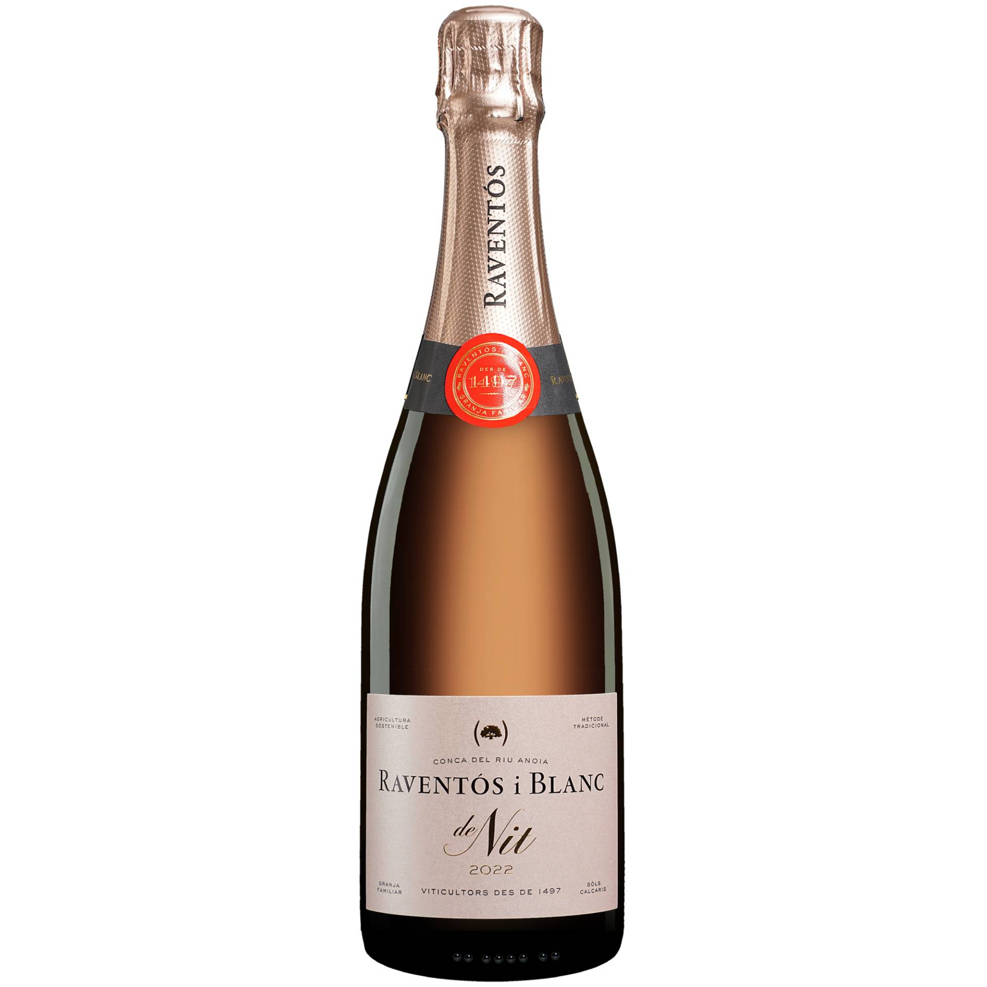 Raventós i Blanc »de Nit« Rosé 2022 0.75L 12% Vol. Trocken aus Spanien Raventós i Blanc »de Nit« Rosé 2022 0.75L 12% Vol. Trocken aus Spanien von Raventós i Blanc